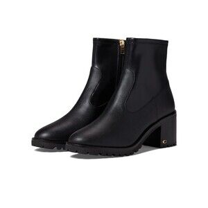 Coach Joy Leather Bootie Black 10 B NEW